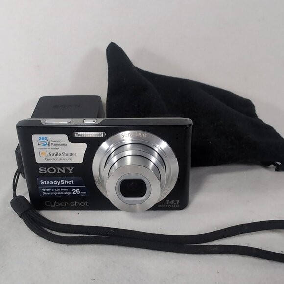 Sony Cybershot DSC-W610 Black WORKING TESTED Charging Adapter Battery 14.1MP 4X - Picture 9 of 16